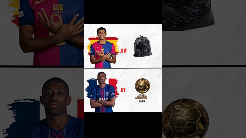 Ousmane Dembele vs Lamine Yamal comparison