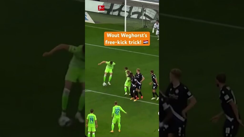 Wout weghorst’s free-kick trick!!! 😳🤯😱#soccer #football #soccerskills #footballskills #weghorst