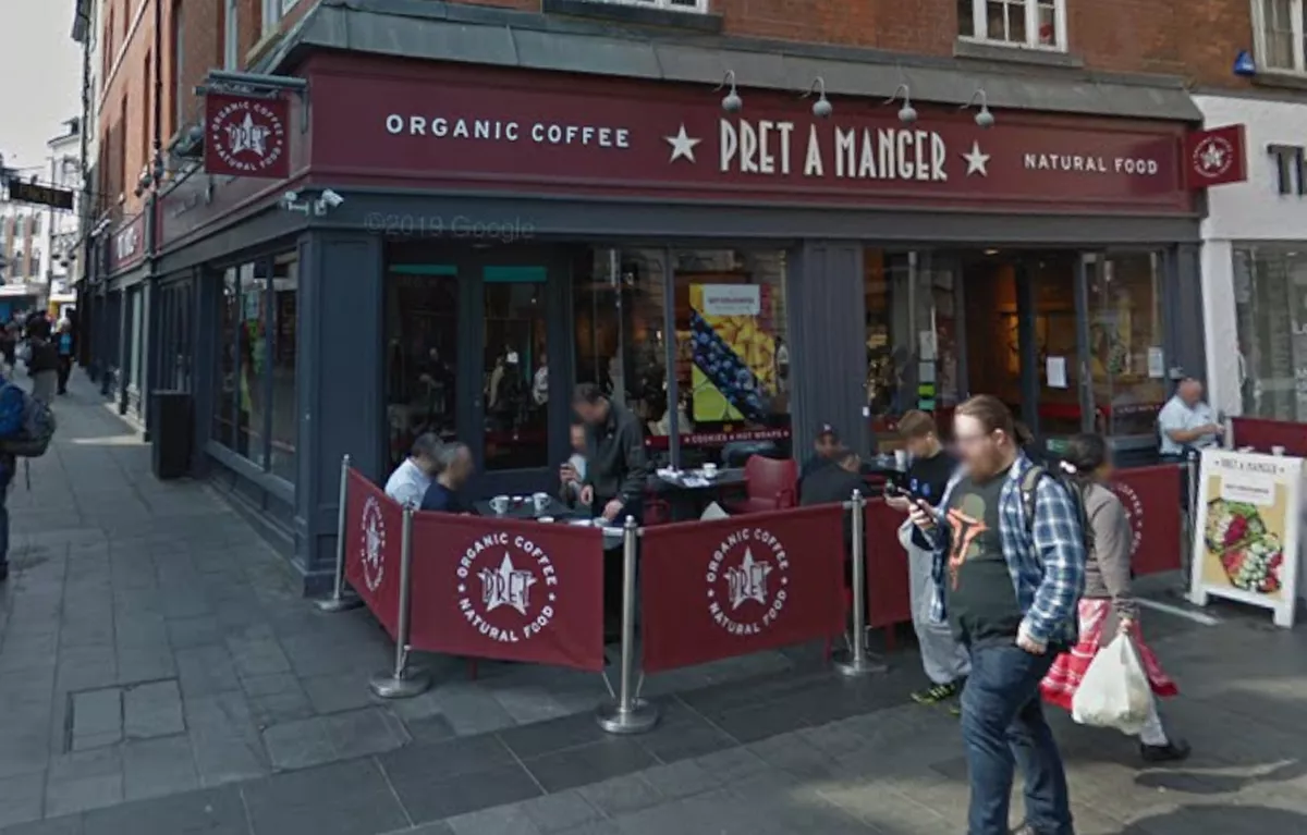 The Pret A Manger store in Gallowtree Gate in Leicester city centre will be closing