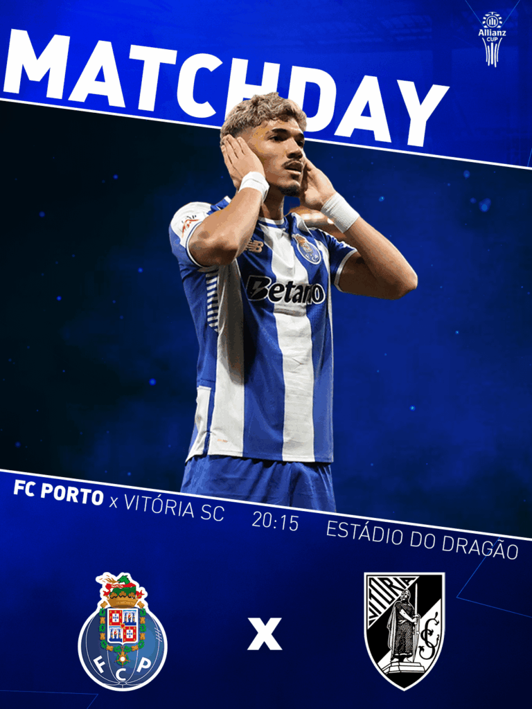Hoje começa a nossa caminhada na Taça da Liga! Confiantes para o jogo de hoje?! 💙🤍🐉