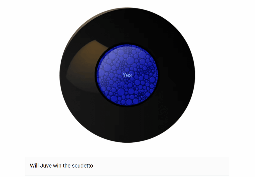 Always trust an 8-ball