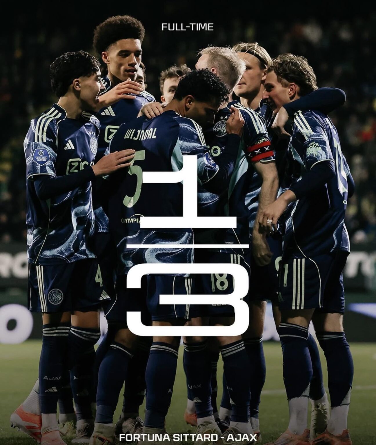 Ajax wins away against Fortuna Sittard (1-3)