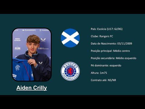 Aiden Crilly (2009 gen Rangers FC prospect) footage w/ Scotland U17