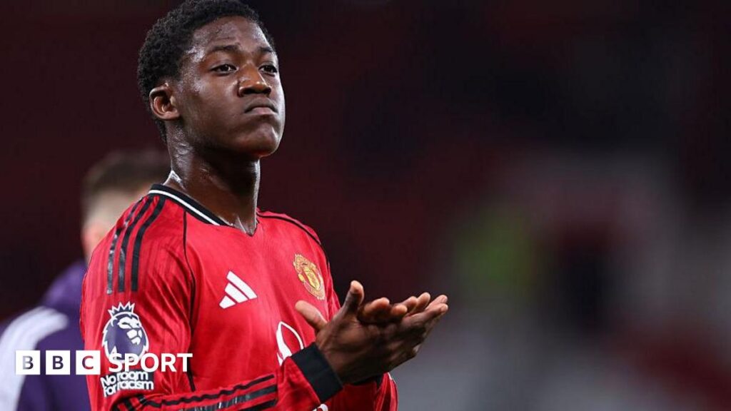 Jordan Mainoo-Hames, Man Utd midfielder's half-brother, wears 'Free Kobbie Mainoo' t-shirt