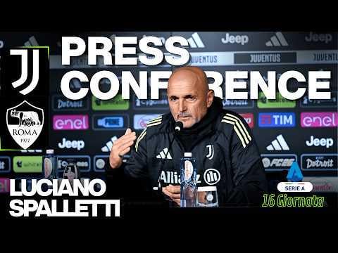 LUCIANO SPALLETTI PRESS CONFERENCE | Juventus v Roma | Serie A | SUB ENG