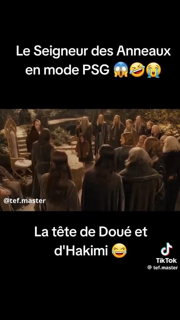 Le Seigneur des Anneaux version PSG