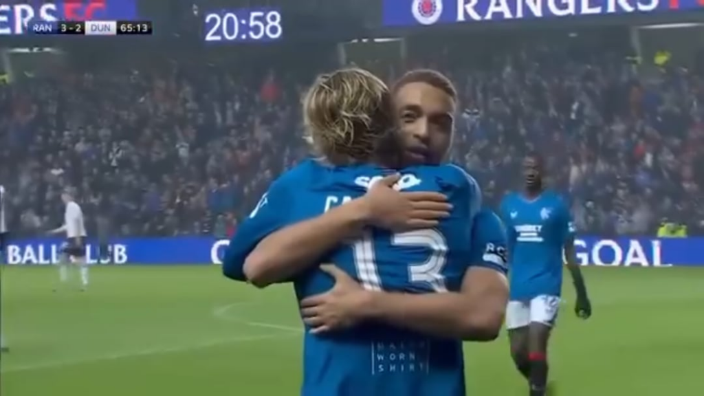 Todd Cantwell’s last goal for Rangers, still a brilliant team move