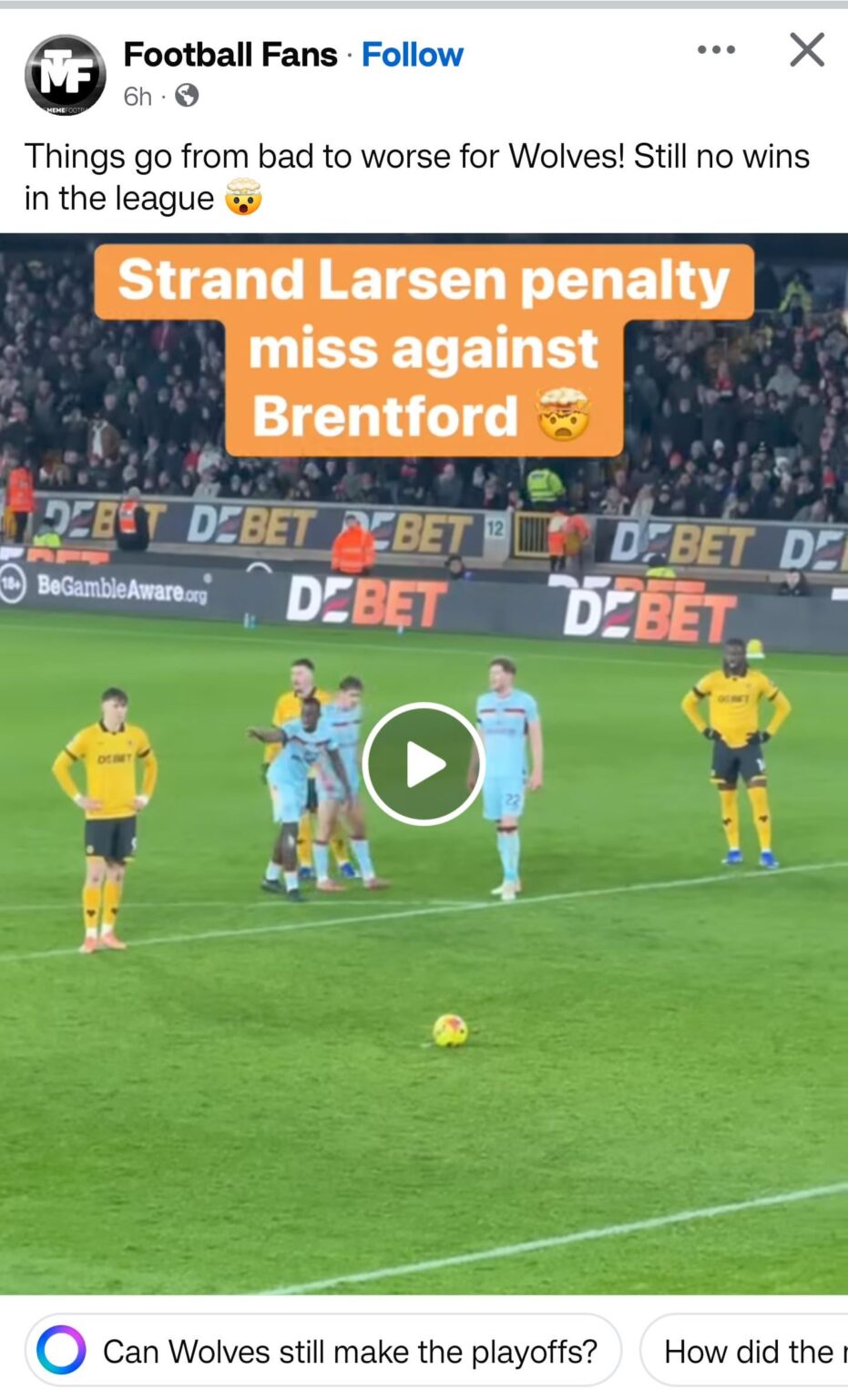 Facebook AI already thinking about next season.