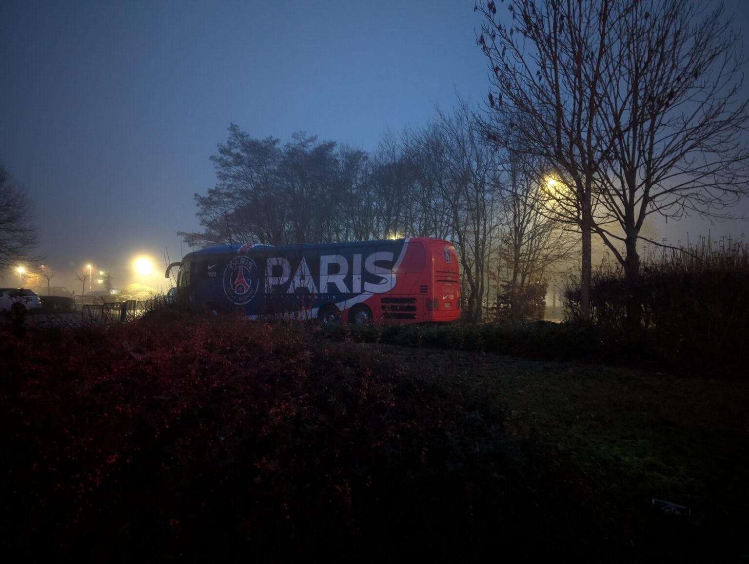 Not sure who from their staff is at the hotel I'm staying at, but their bus was in the lot and there was heightened security.