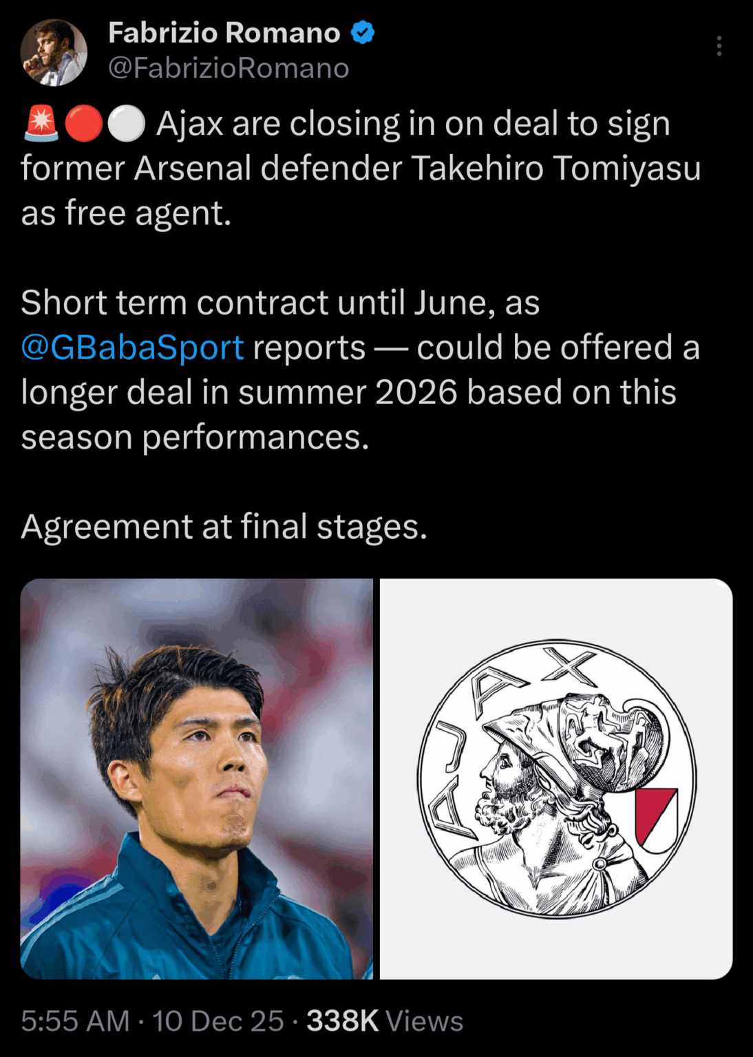 Tomiyasu, Good Fit? YES!