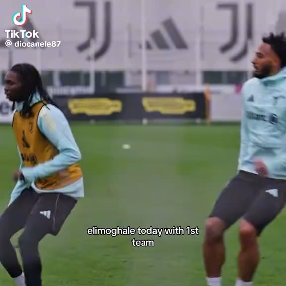 Destiny Elimoghale (16) training with the first team
