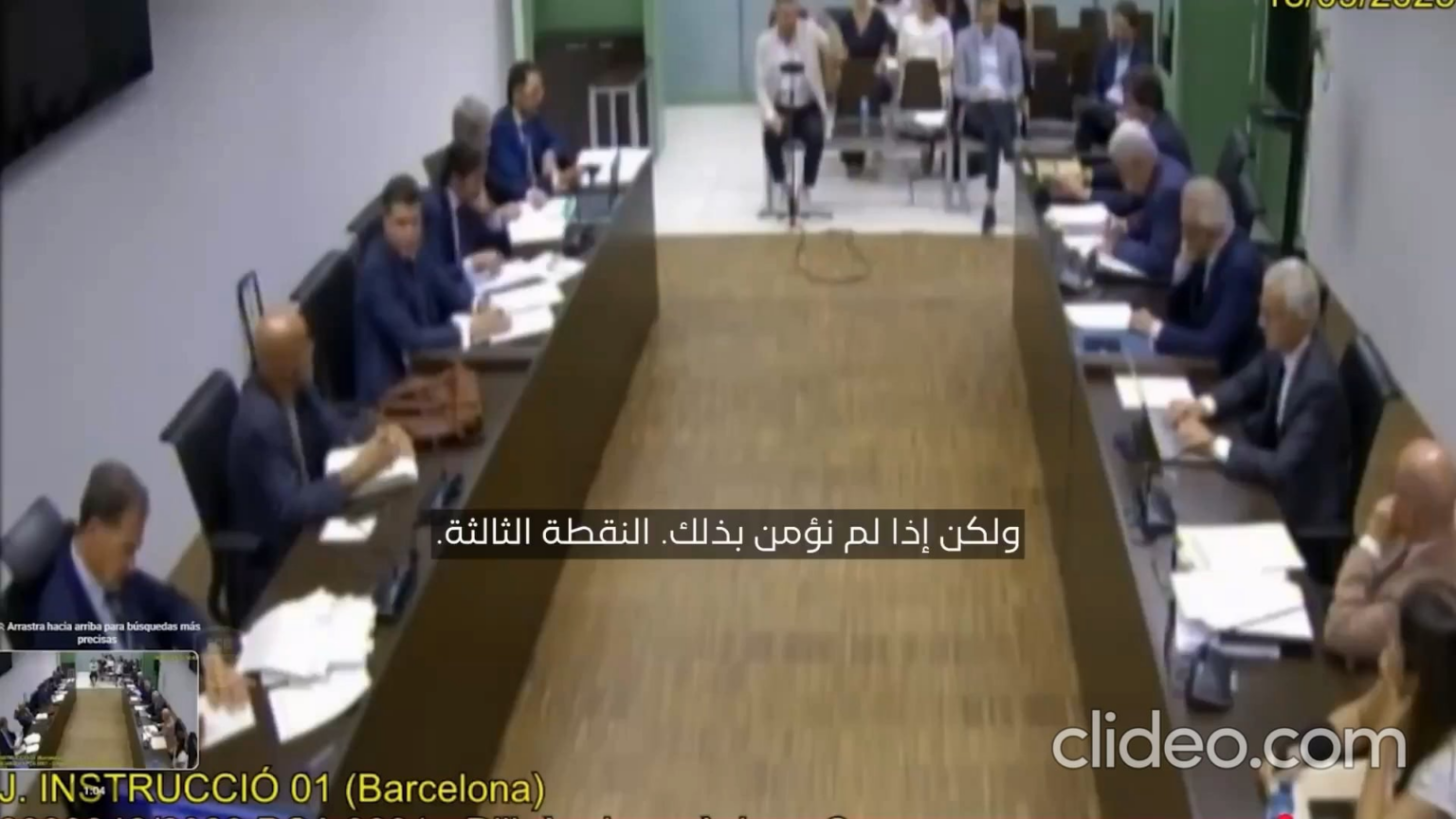 Snippet from Sandro Rosell’s Testimony, “We used to win in Spain thanks to the impact of our players, period. Messi used to dribble past 5 players and score, so where is Mr. Negreira?”