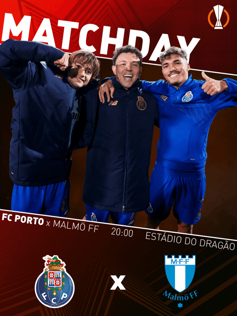 DIA DE FC PORTO! A Liga Europa volta ao Dragão. Sentem-se confiantes para hoje?! 💙🤍🐉