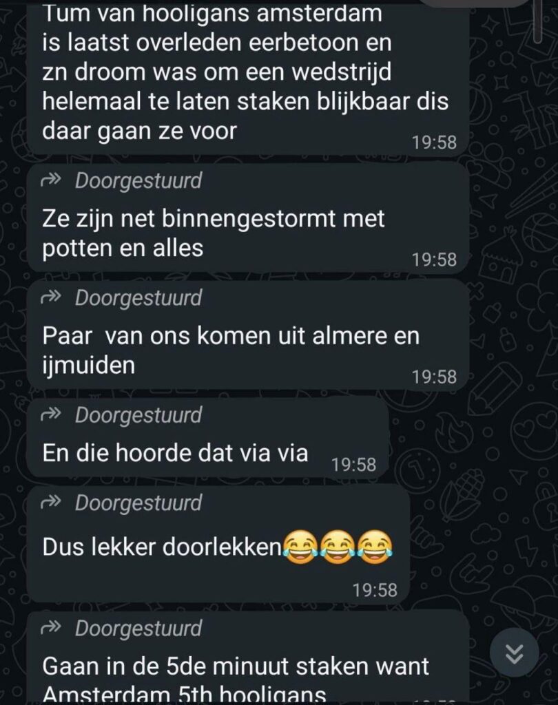 Tum was een nepsupporter 👍🏻