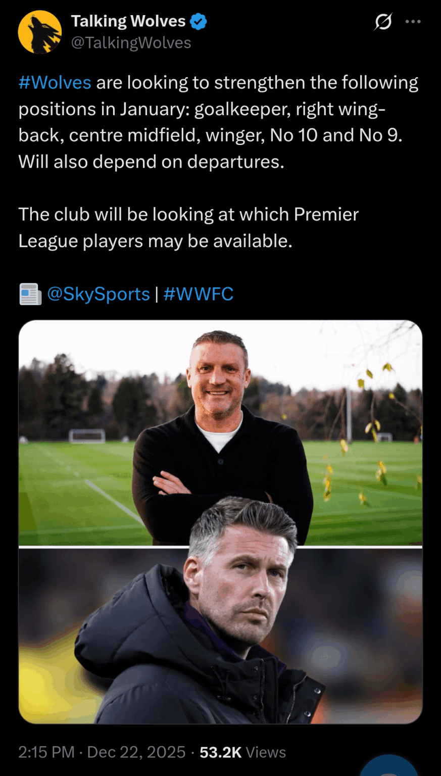 Good. We may be going down, but at least some new players might be a bit easier to watch than what we've currently got.