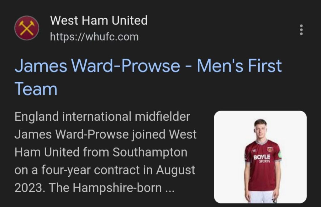 Damn, since when did James Ward Prowse take a trip to the fountain of youth?