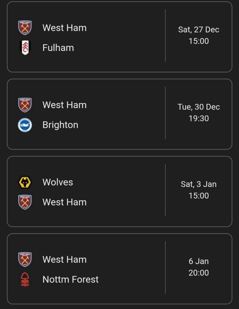 These will decide which league we play in next season