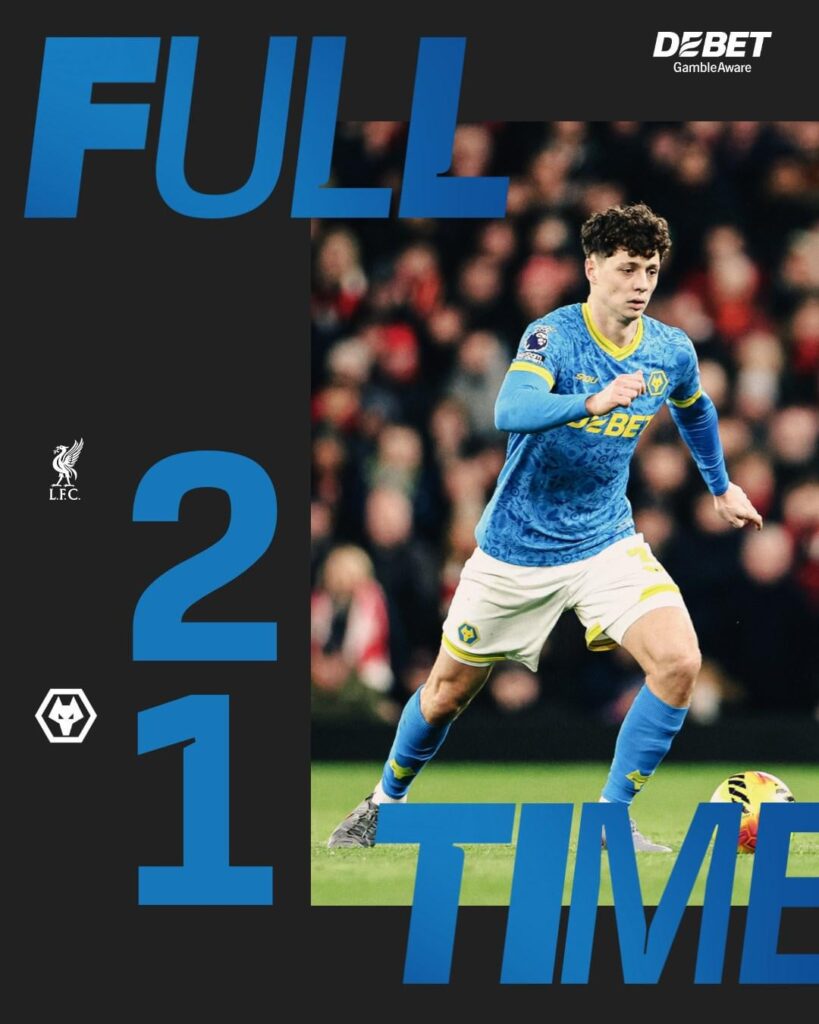 Post Match Thread; Liverpool 2-1 Wolves