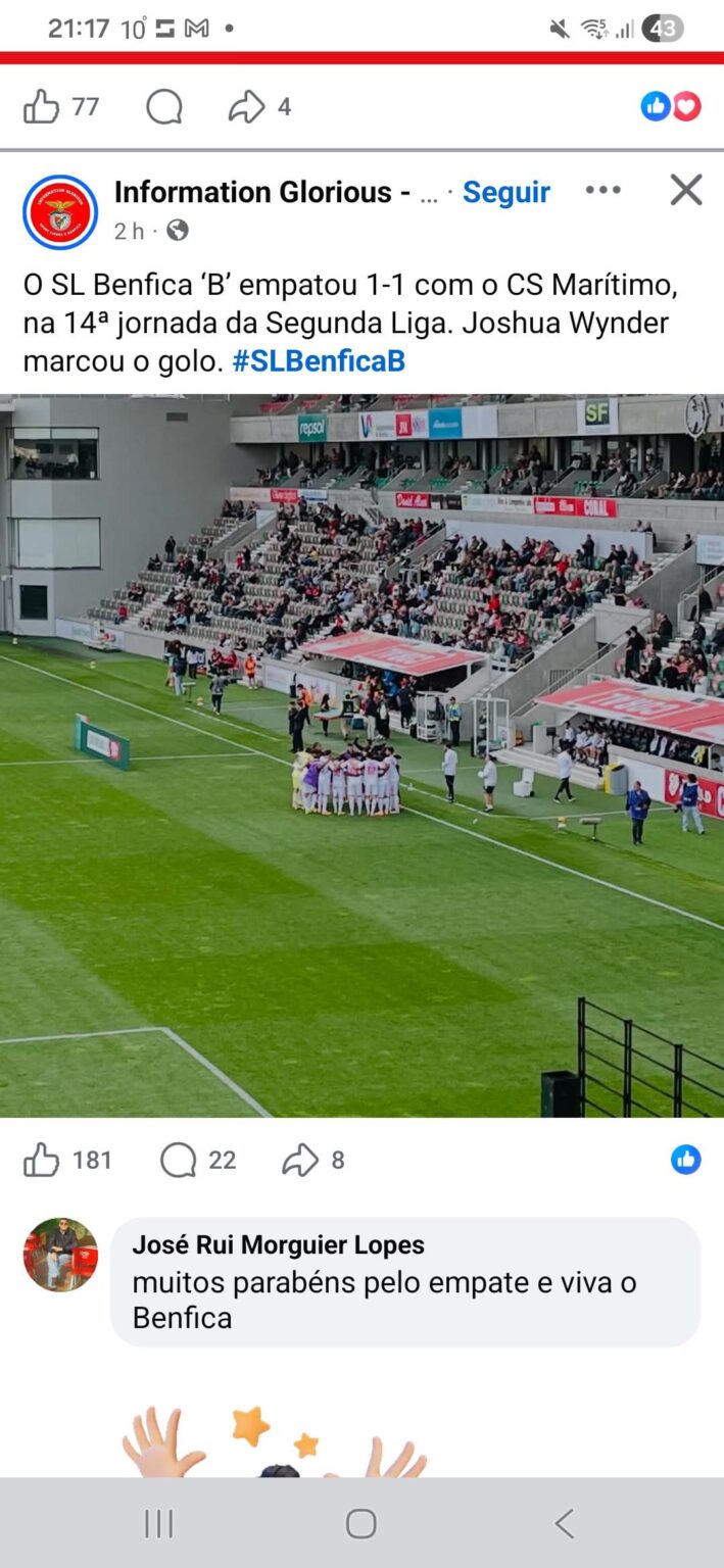 Que falta de cultura de vitórias