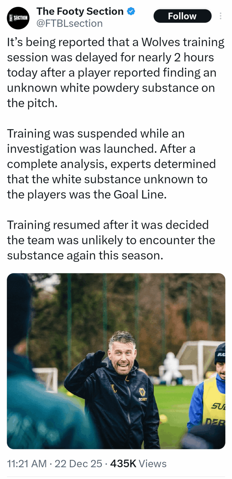 You know what? I laughed. Fair play.