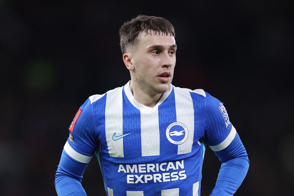 Brighton attacking midfielder Brajan Gruda.