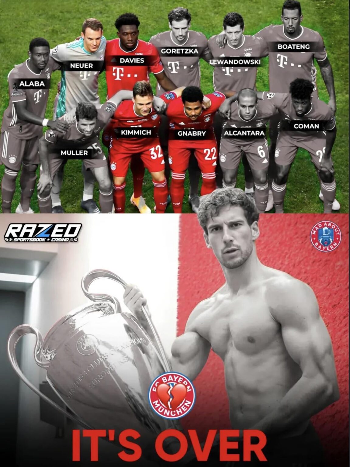 OFFICIAL: ITS OVER FOR GORETZKA IN BAYERN 💔