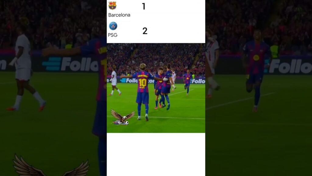 PSG vs Barcelona | Gonçalo Ramos 90th Minute Winner | Champions League 2025