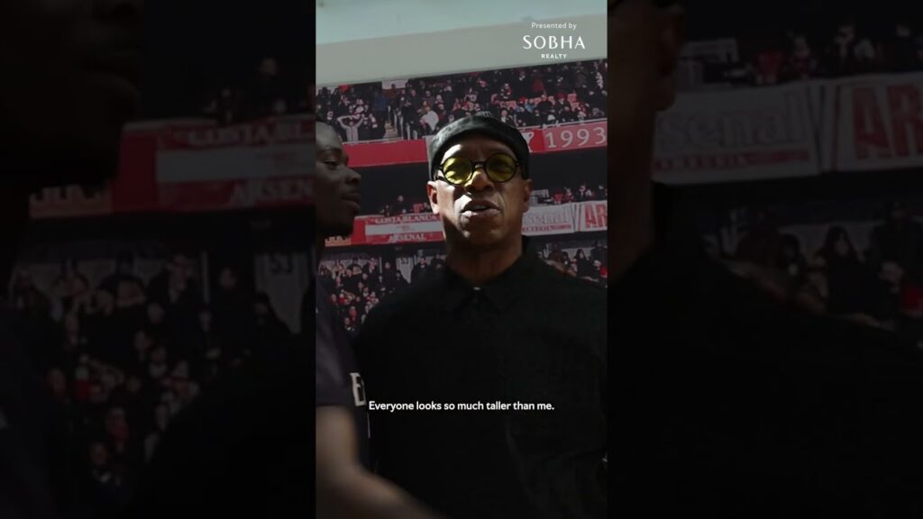 WHOLESOME MOMENT WITH BUKAYO SAKA AND IAN WRIGHT 🥰