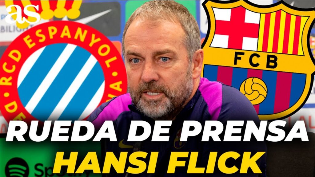 HANSI FLICK, RUEDA de PRENSA completa previa al ESPANYOL vs. BARCELONA | LALIGA