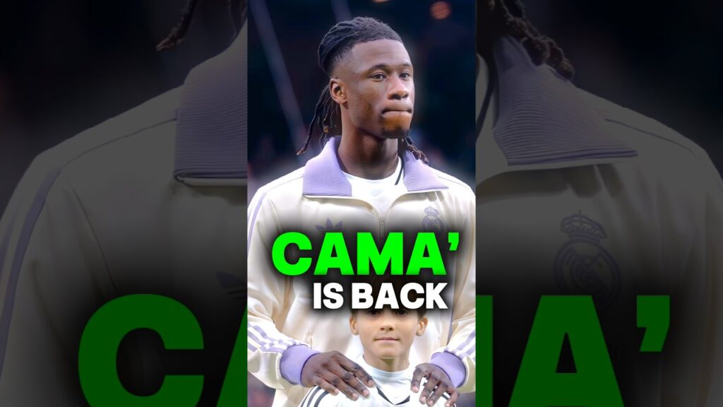 🔥😮‍💨CAMAVINGA está de VUELTA con un PARTIDAZO #camavinga #realmadrid #elclasico #futbol