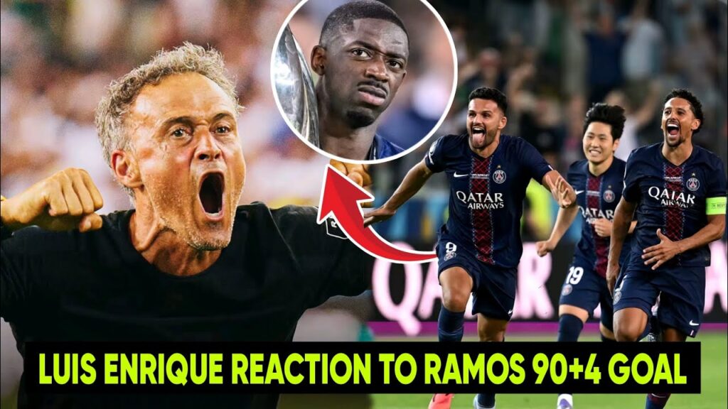Luis Enrique’s Reaction to Gonçalo Ramos’ 90+4’ Goal & Full-Time Celebrations 🍾🔥