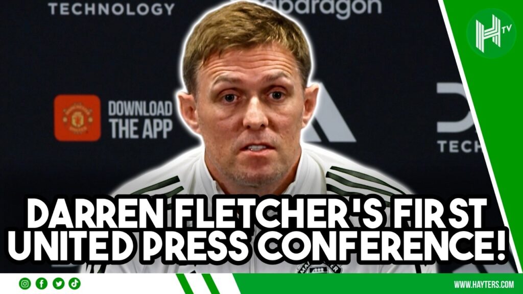 Darren Fletcher’s FIRST United press conference | Burnley vs Manchester United Darren Fletcher's FIRST United press conference | Burnley vs Manchester United