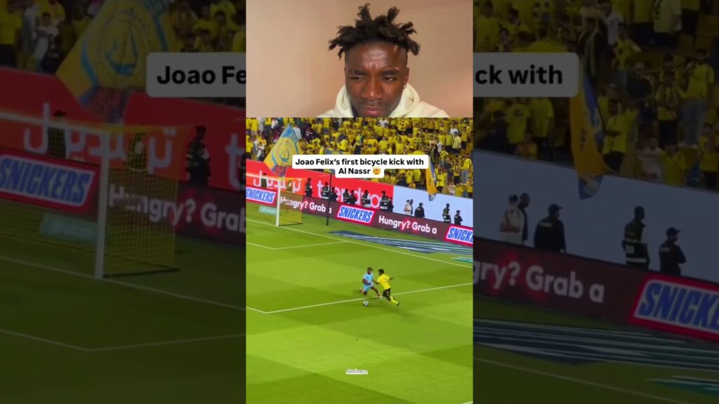 #Joao Felix's first bicycle kick withAl Nassr 🤯