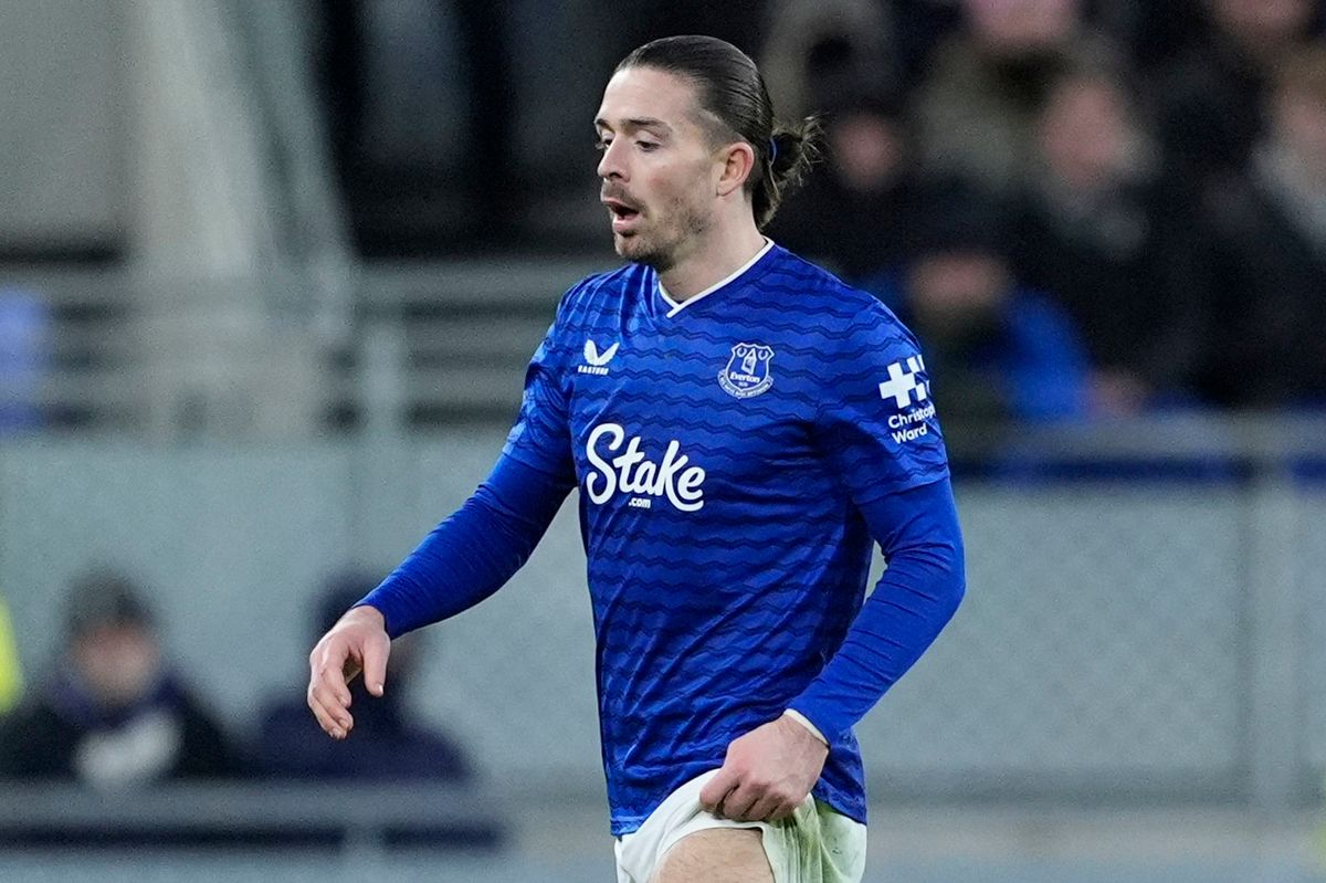 Jack Grealish was sent off for Everton against Wolves