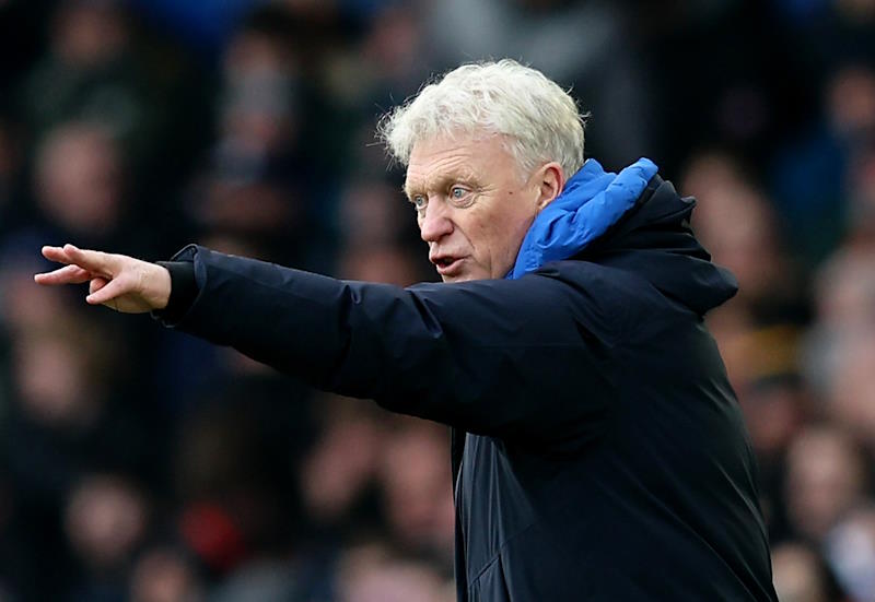 Everton ‘Showing Interest’ In Crystal Palace Target Everton manager David Moyes points at the pitch from the touchline during a game