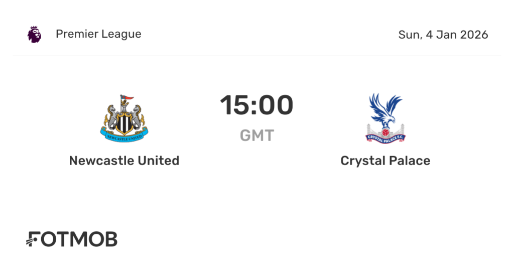 Newcastle United vs Crystal Palace