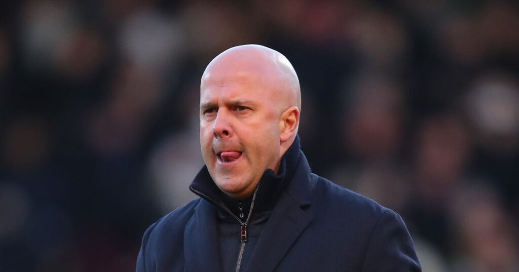 Liverpool manager Arne Slot