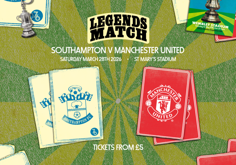 Saints Legends to face Manchester United Legends in 50th anniversary celebration