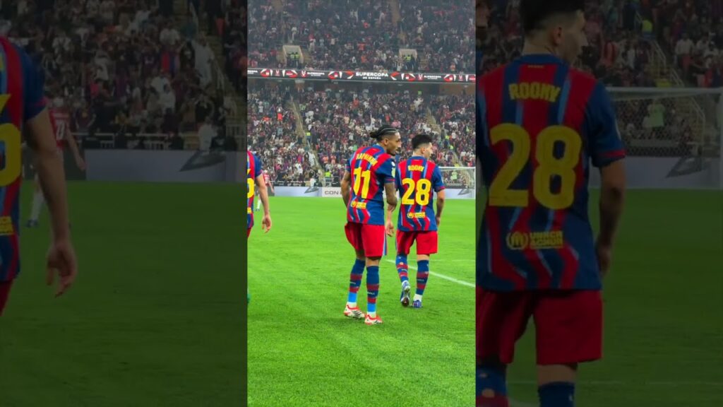 Raphinha, always decisive 😤 #shorts #fcbarcelona #shortvideo