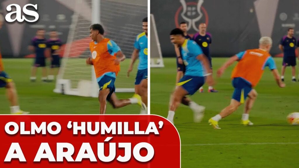 DANI OLMO ‘DESTROZA’ a ARAÚJO con un REGATE al alcance de unos pocos elegidos: el lío es TREMENDO
