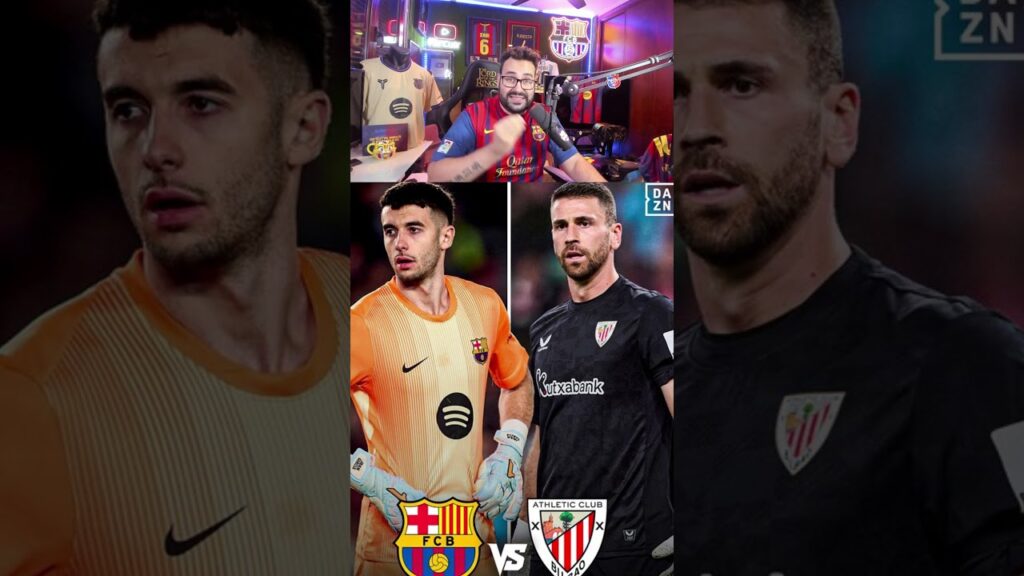 Joan Garcia delante de Unai Simon #joangarcía #unaisimon #athletic #seleccionespañola #mancuer