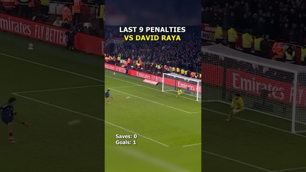 LAST 9 Penalties VS DAVID RAYA