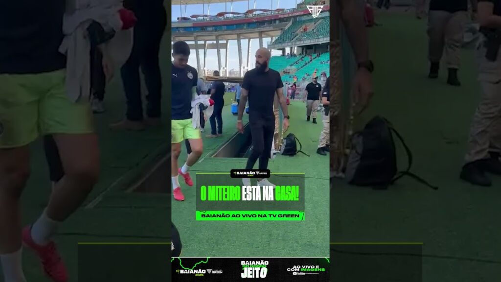 OLHA ELES! 👀 Everton Ribeiro está na Fonte Nova assistindo o jogo, Danilo Fernades e Ademir também.