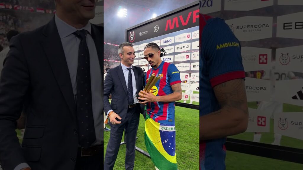 Most Valuable Player. #fcbarcelona #shorts #shortvideo #raphinha