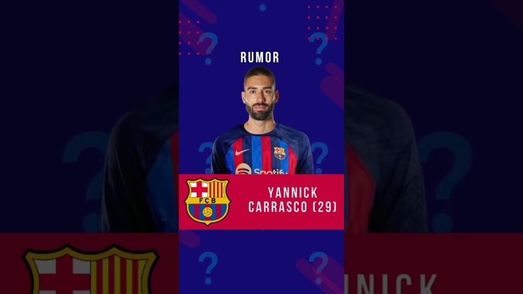 El FC Barcelona tiene una opción de compra de €20M por Yannick Carrasco 🇧🇪🔵🔴 ¿Lo compraríais o no? 👀