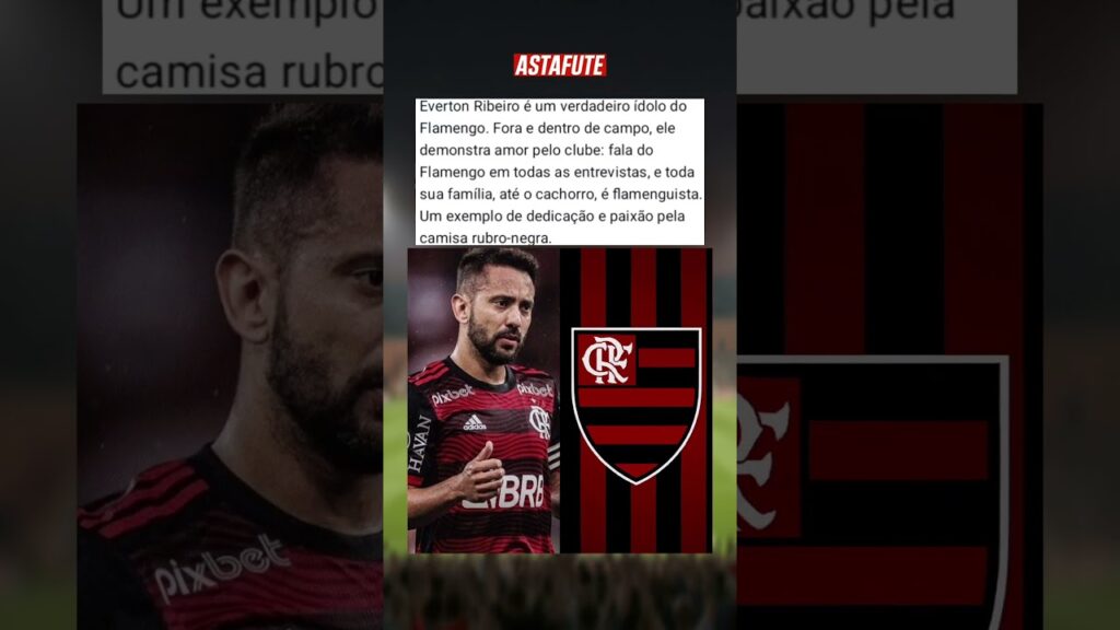 EVERTON RIBEIRO: AMOR E PAIXÃO PELO FLAMENGO #shorts #futebol #flamengo