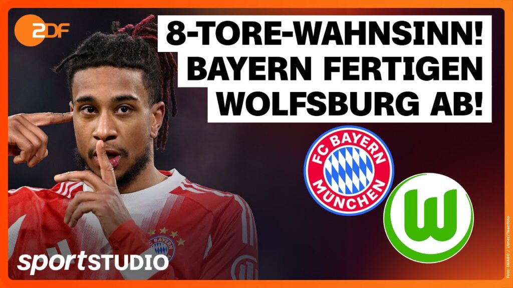 FC Bayern München – VfL Wolfsburg | Bundesliga, 16. Spieltag 2025/26 | sportstudio