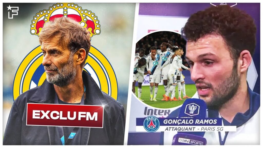 Le Real Madrid VEUT Jürgen Klopp, le CRAQUAGE de Gonçalo Ramos sur le Paris FC | Revue de presse