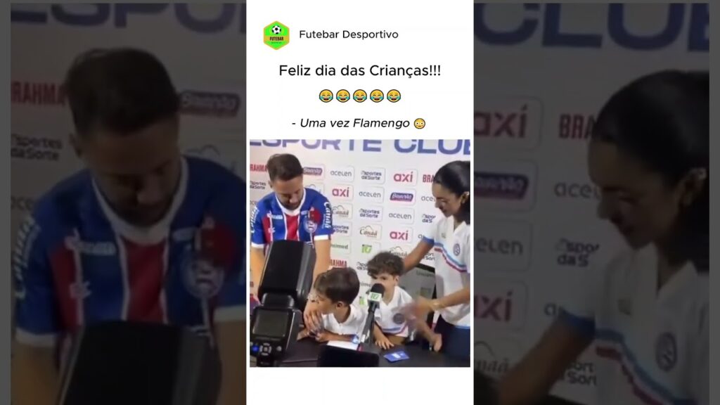 Everton Ribeiro sendo apresentado no Bahia 😂  | Dia das Crianças | Hino do Flamengo