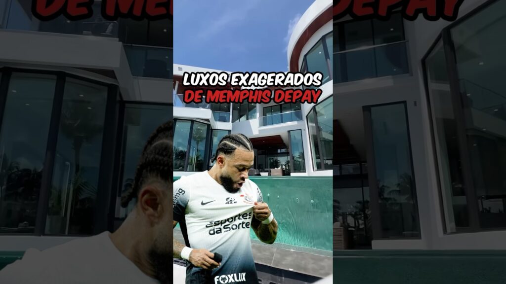 Luxos Exagerados de Memphis Depay 💰  #memphisdepay #corinthians #futebol #futebolbrasileiro